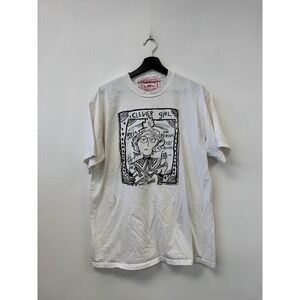 Vintage Nancy Drew Shirt Mens Large White Clever Girl Art Graphic Tee 90s